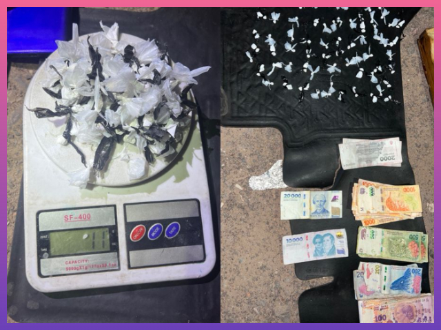 CHACO:   Intentaban Vender Cocaína Y Los Atraparon