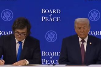 Javier Milei firmó la adhesión de Argentina al Consejo de Paz impulsado por Donald Trump