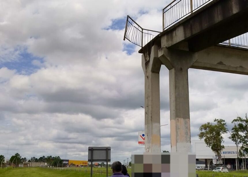 CHACO:Motociclista Cayó Dede Una Pasarela De Alto Nivel De La Ruta 16