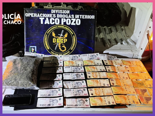 PAMPA DEL INFIERNO: Durante El Operativo Lince, Detuvieron A Un Hombre Con Casi Un Kilo De Marihuana
