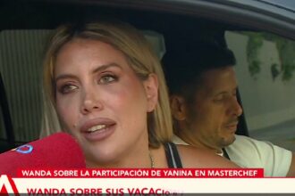 La polémica reacción de Migueles y Wanda Nara cuando le preguntaron por los “24 cm