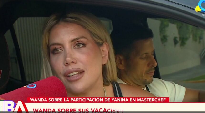 La polémica reacción de Migueles y Wanda Nara cuando le preguntaron por los “24 cm