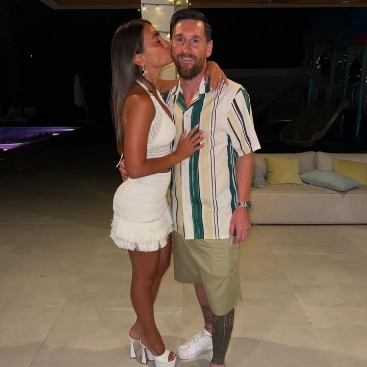 Lionel Messi compartió un video del festejo familiar de Año Nuevo y su sobrina se volvió viral