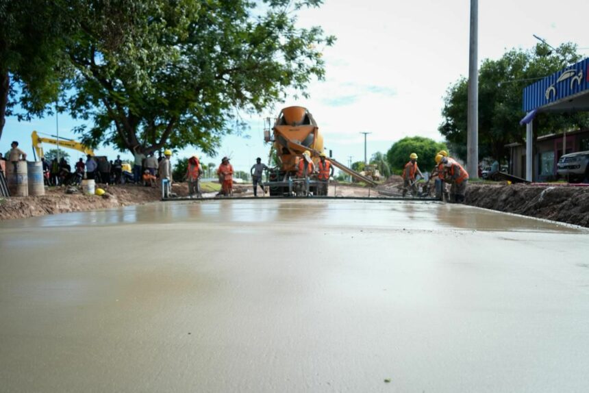 Más Conectividad Y Desarrollo: Continúan Las Obras De Pavimento En Campo Largo