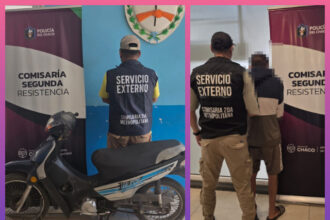 RESISTENCIA: Recuperaron Una Motocicleta Robada Y Detuvieron A Un Hombre