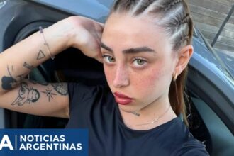 Nicki Nicole recibió el Año Nuevo en el sur argentino