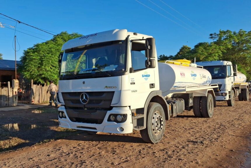 Sameep Continúa Con La Asistencia De Agua Potable A Los Municipios De Toda La Provincia