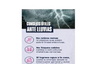 Secheep Recomienda Evitar Riesgos Eléctricos Durante Las Lluvias Y Tormentas