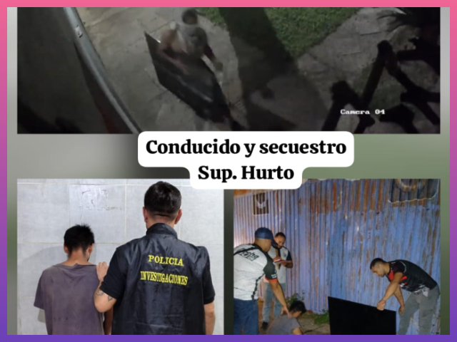 RESISTENCIA: Recuperaron Un Televisor De 55 Pulgadas Y Detuvieron A Un Sujeto En El Asentamiento Zampa