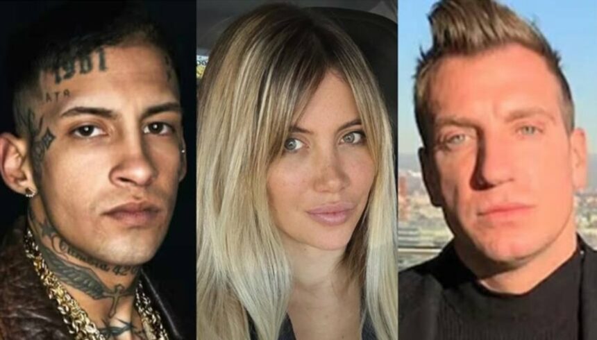 Wanda Nara habló en vivo con Maxi López y L-Gante: