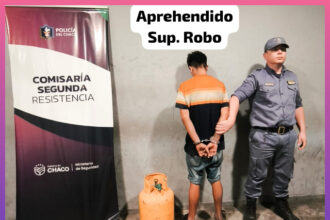 CHACO: Uniformados Esclarecen Robo En Local Gastronómico Y Recuperan Un Tubo De Gas