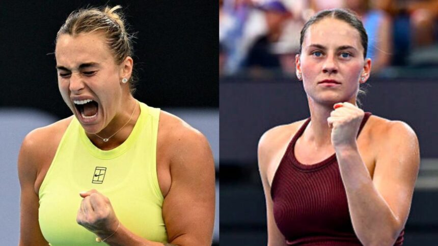 El incómodo momento entre Marta Kostyuk y Aryna Sabalenka en la final del WTA: no se saludaron ni posaron juntas en la foto oficial