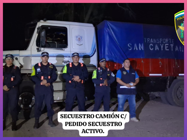 CHACO:  Verificaron Un Camión Y Descubrieron Que Era Buscado Por La Justicia