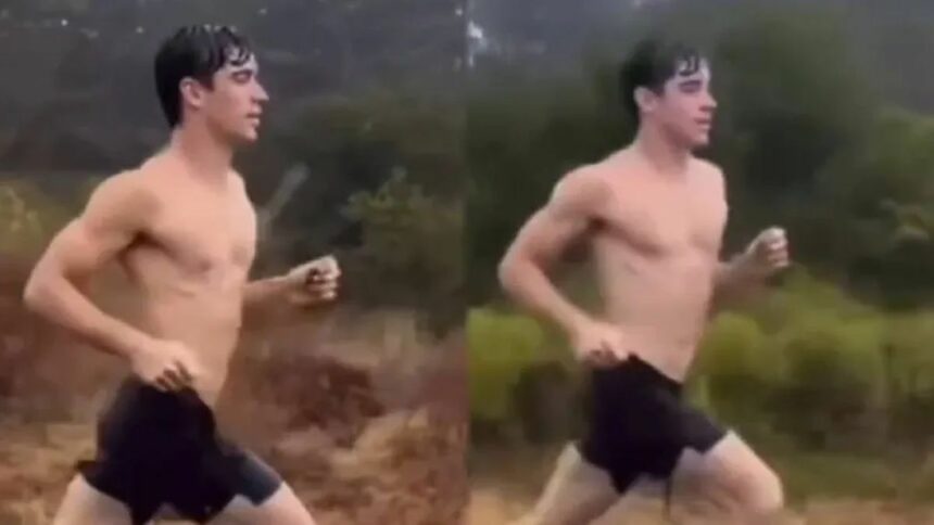 El video de Franco Colapinto entrenando semidesnudo en Punta del Este bajo la lluvia para la Fórmula 1