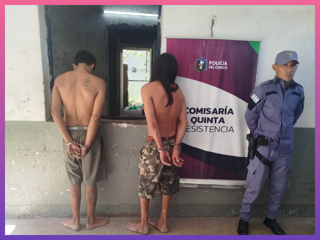 CHACO:   Cayeron Dos De Los Autores Del Robo A Comercio De Avenida Chaco