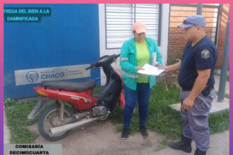 RESISTENCIA: Tras Un Seguimiento Abandonan Una Moto Robada