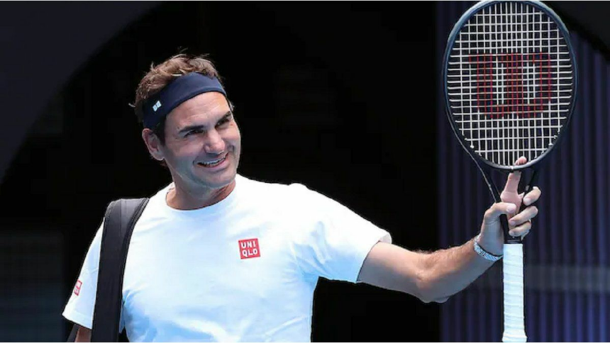 Roger Federer volvió a jugar en el Abierto de Australia y dio cátedra a sus 44 años