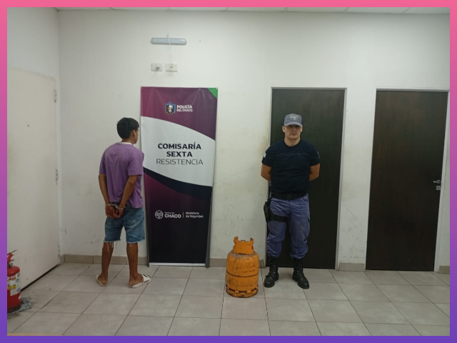 RESISTENCIA: Rápido Accionar Permitió Recuperar Una Garrafa