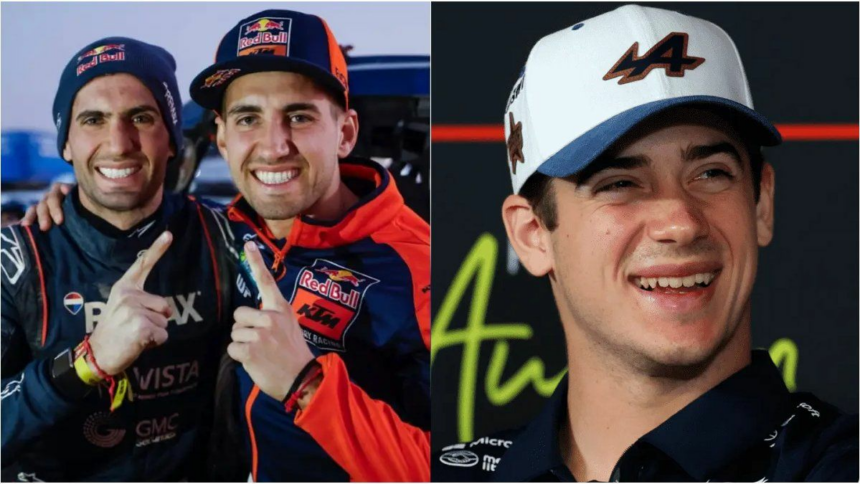 La reacción en las redes de Franco Colapinto por el triunfo de los hermanos Benavides en el Rally Dakar