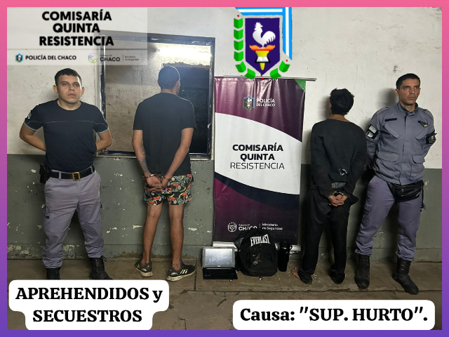 RESISTENCIA: Dos Detenidos Por Supuesto Hurto En El Barrio Güiraldes