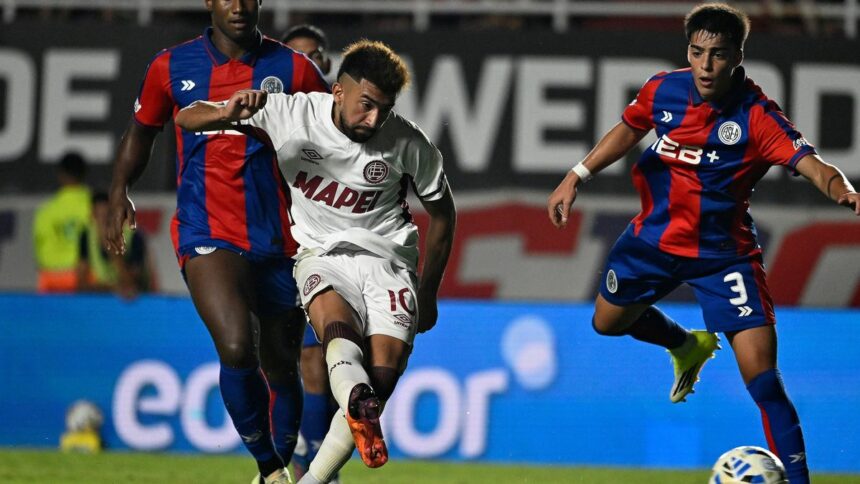 En el inicio del torneo, Lanús sorprendió a San Lorenzo en un partido lleno de goles