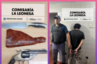 LA LEONESA: Molestaba A Transeúntes Con Un Arma De Fuego: Lo Detuvieron