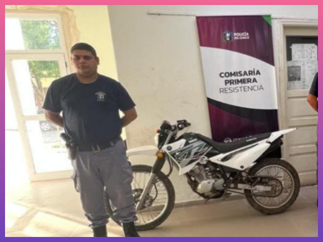 RESISTENCIA: Efectivos Policiales Recuperaron Una Moto Sustraída En Zona Del Hospital