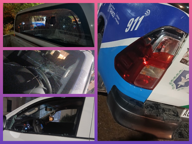 SAENZ PEÑA: Alrededor De 60 Personas Agredieron A Policías Y Destrozaron Patrulleros