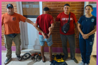 QUITILIPI: Recuperan Herramientas Y Detienen Al Presunto Autor Del Robo