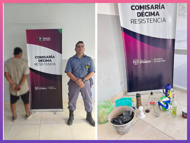 CHACO: Aprehendido En Flagrancia Dentro De Una Vivienda