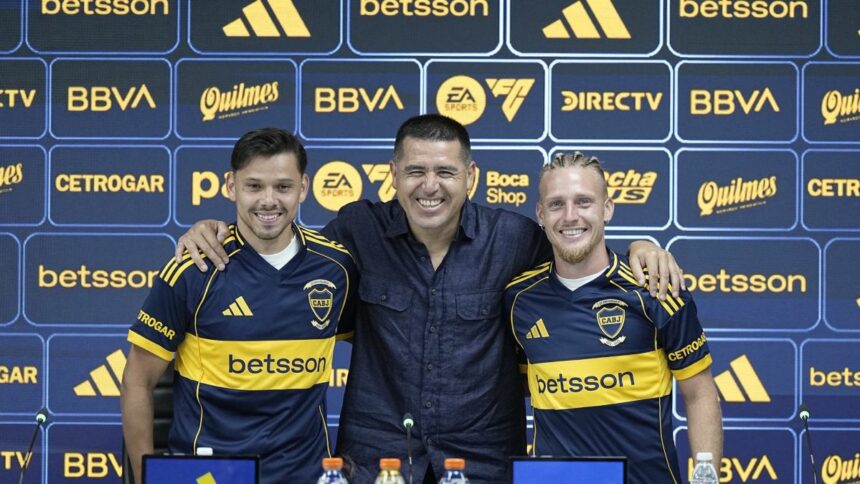 Boca presentó a sus dos primeros refuerzos y toma aire en el mercado: entre viejos anhelos y rechazos a River