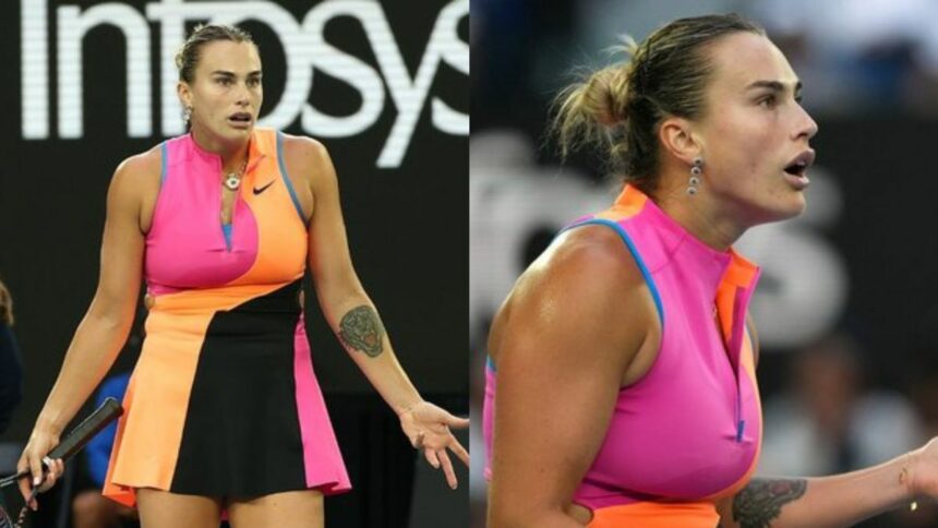 La insólita sanción que sufrió Aryna Sabalenka por gritar demasiado durante la semifinal del Abierto de Australia