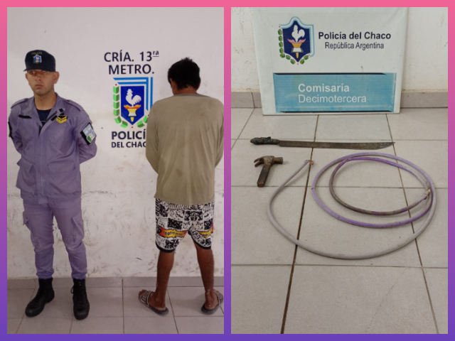 RESISTENCIA: Lo Detuvieron Por Dañar El Tendido Eléctrico