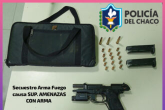 CHACO: Terminó Detenido Luego De Amenazar A Su Madre Con Un Arma De Fuego