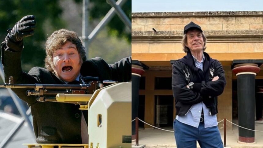 Aseguran que Mick Jagger quiere conocer a Javier Milei: “Está dispuesto”