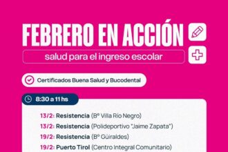 Controles Y Atención De Salud Para Acompañar El Inicio De Clases