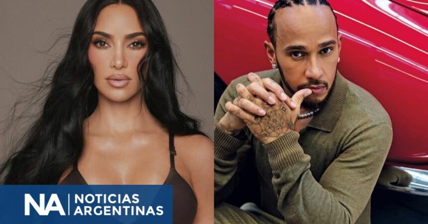 Captaron a Kim Kardashian y Lewis Hamilton en una escapada romántica