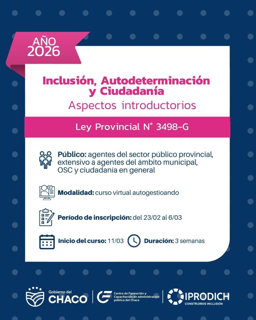 Iprodich Y Cefca Invitan A Inscribirse Al Curso Virtual Sobre Inclusión, Autodeterminación Y Ciudadanía Iprodich Y Cefca Invitan A Inscribirse Al Curso Virtual Sobre Inclusión, Autodeterminación Y Ciudadanía