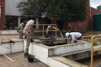 Trabajos En El Primer Acueducto Del Interior Para Garantizar El Abastecimiento De Agua