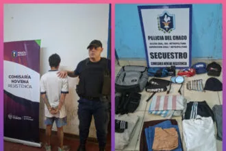 RESISTENCIA:   Demoran A Un Joven Que Entró A Una Casa Y Se Llevó Varios Elementos