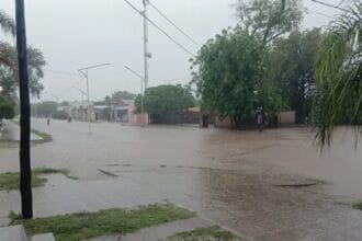 Intensas lluvias en Los Frentones: ya se registran cerca de 100 milímetros