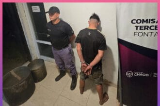 FONTANA: Efectivos Aprehendieron A Un Hombre Por El Robo De Elementos De Cocina