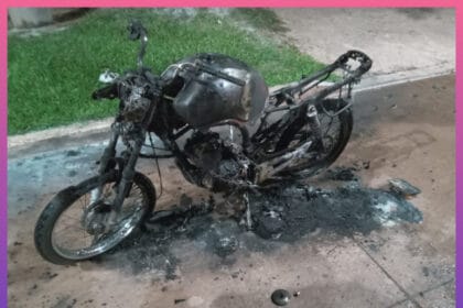 SAN MARTÍN:  Incendio Intencional De Una Motocicleta, Buscan A Los Responsables