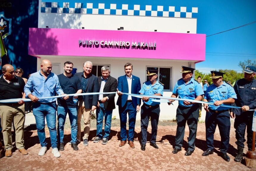Makallé: El Gobierno Provincial Inauguró El Nuevo Edificio De Control Caminero En La Ruta 16