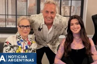 Marley viajó a México y cumplió su sueño: beso y foto con Meryl Streep y Anne Hathaway