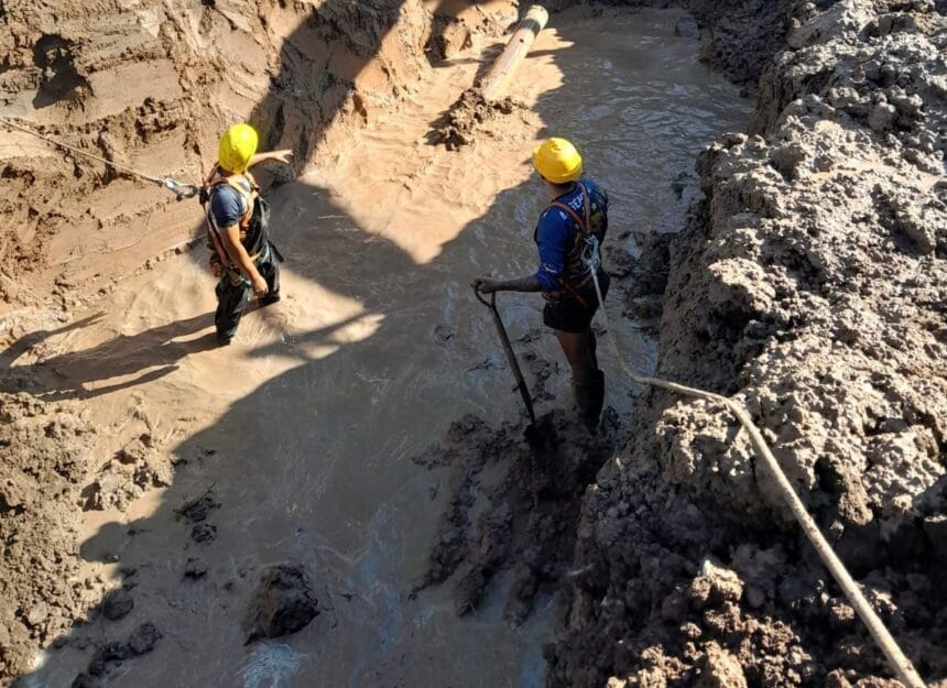 Quitilipi: Sameep Ejecutó Obras Y Mejoró El Sistema Cloacal En La Ciudad