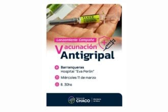 Salud Inicia La Campaña De Vacunación Antigripal 2026 En Chaco