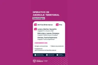 Salud Realizará Un Operativo Odontológico En El Impenetrable