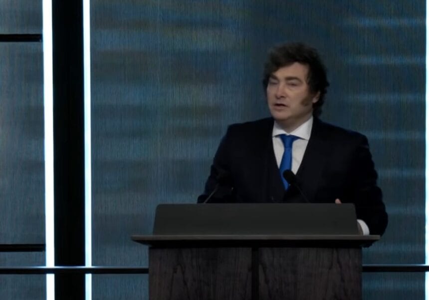 Javier Milei le apuntó a los empresarios “prebendarios” en el Argentina Week de Nueva York