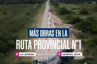 Vialidad Provincial Realiza Trabajos De Mantenimiento En La Ruta N°1, Entre La Leonesa Y General Vedia